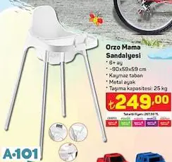 ORZO MAMA SANDALYESİ ORZO MAMA SANDALYESİ